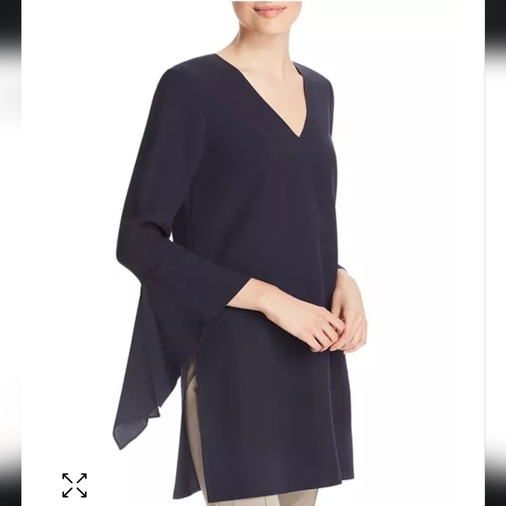 Lafayette 148 New YorkRosita Silk Flutter Sleeve Blouse